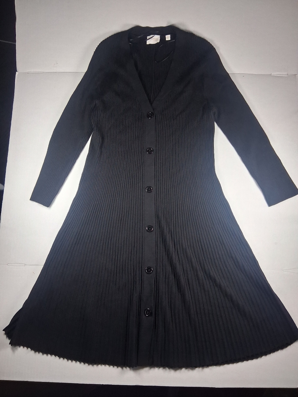 Devotion by Cyrus N-Neck Button Down A-Line Pleated Dress Size XL